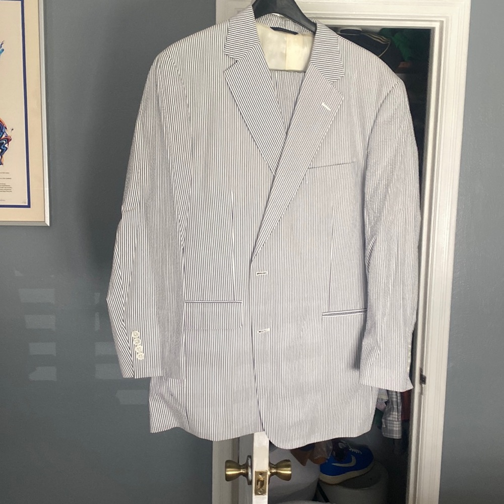 Brooks Brothera SeerSucker Suit